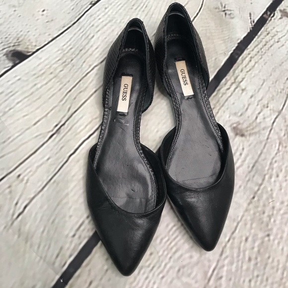 Guess leather pointed toe flats - Picture 2 of 7